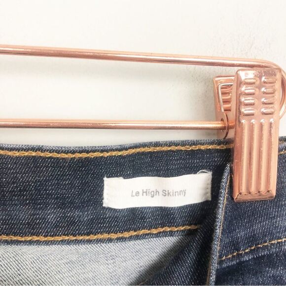 FRAME DENIM | Le High Skinny Dark Wash Denim Jeans in Saltair Women’s Size 26 - Picture 8 of 10